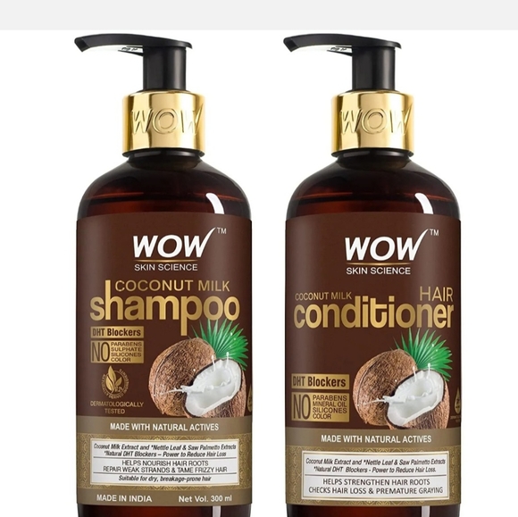 NWT Wow Skin Science Coconut Milk Shampoo and Conditioner Combo Set 500ML EACH - Picture 4 of 9